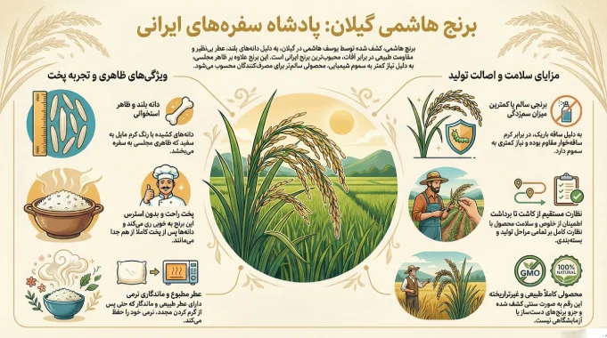 فواید برنج هاشمی 