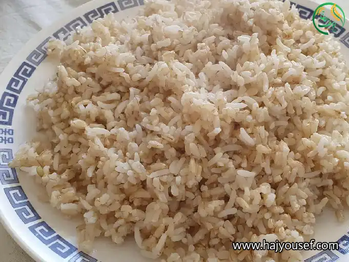 پخت برنج نیم دانه