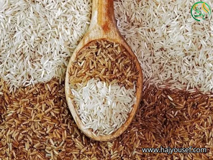 نقش برنج قهوه ای درلاغری