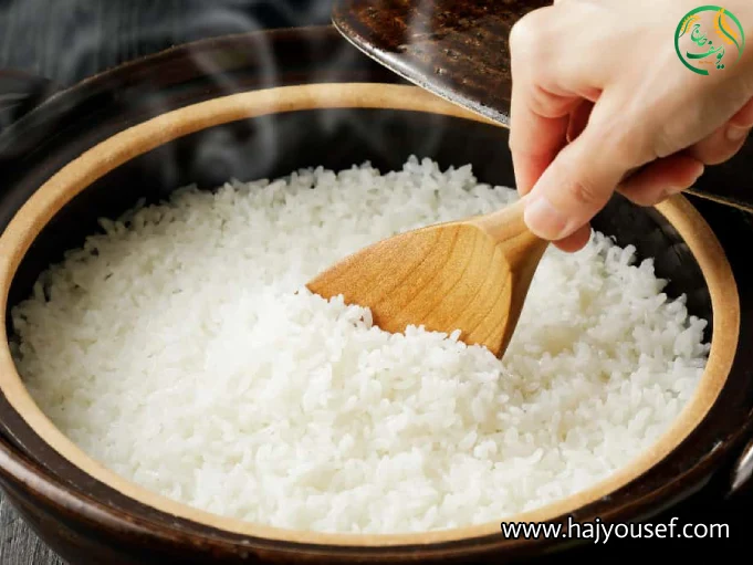 طرز تهیه برنج نیم دانه آبکش شده