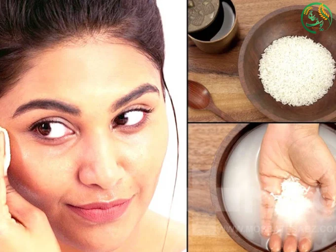 آب برنج برای جوش صورت چیست؟