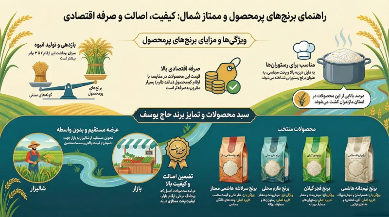 راهنمای خرید برنج پرمحصول 